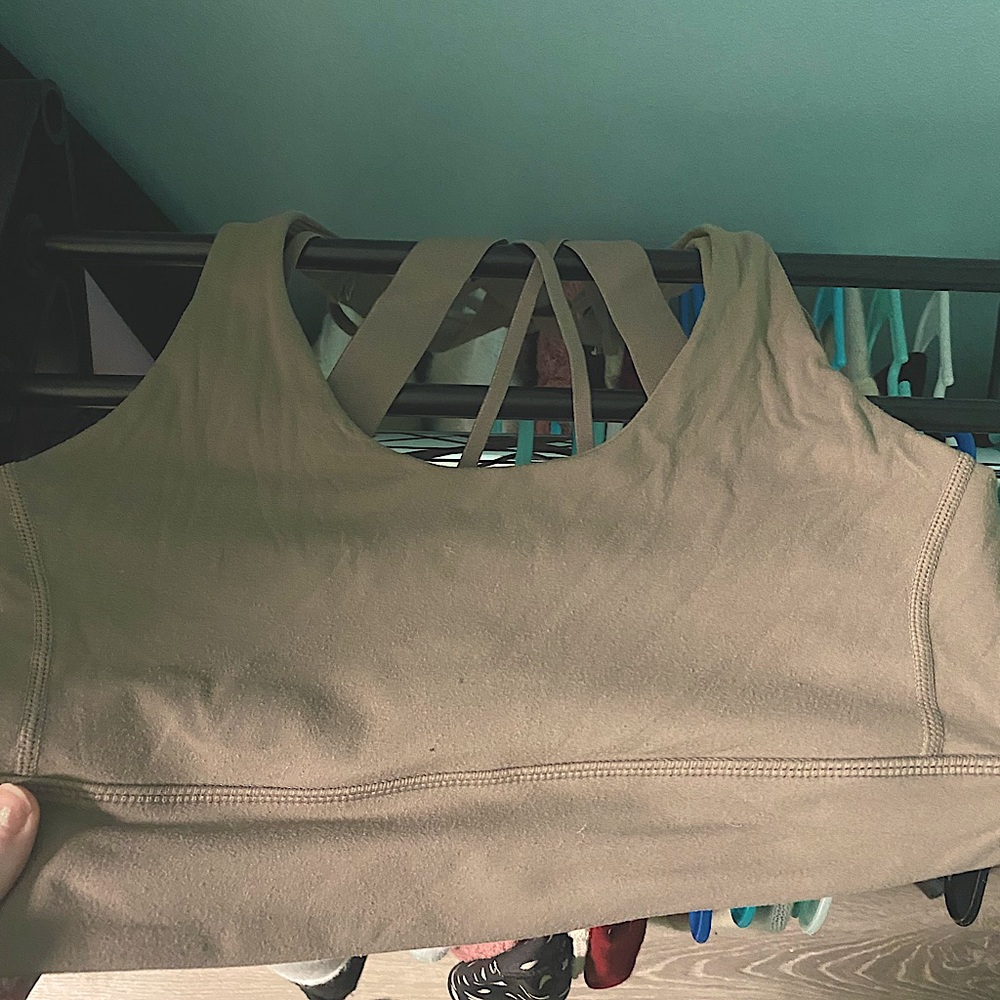 Balance Athletica Aura Bra in Stone (Beige) Size Medium